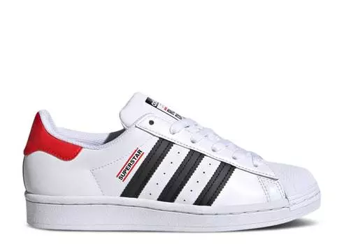 Кроссовки Adidas RUN DMC X SUPERSTAR BIG KIDS '50TH ANNIVERSARY', белый