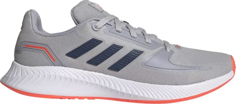 Кроссовки Adidas Runfalcon 2.0 J 'Grey Crew Navy', серый