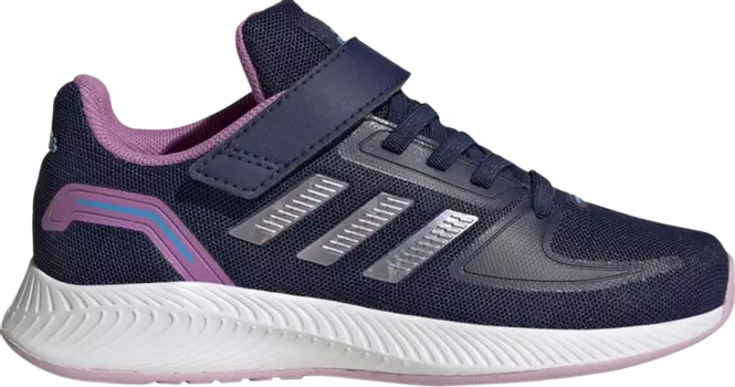Кроссовки Adidas Runfalcon 2.0 Little Kid 'Dark Blue Pulse Lilac', синий