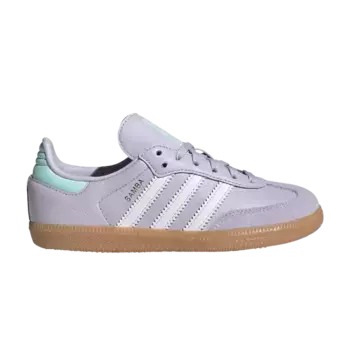 Кроссовки adidas Samba OG C Silver Dawn Aqua, фиолетовый