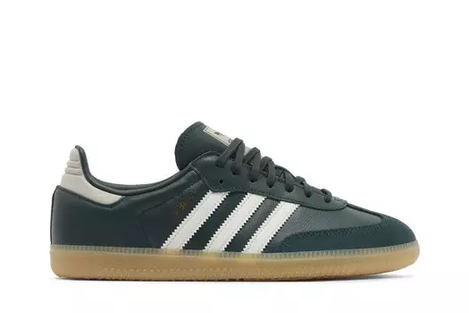 Кроссовки adidas Samba OG J Mineral Green, зеленый