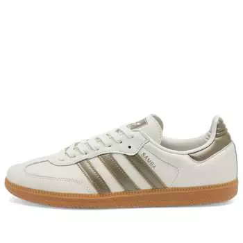 Кроссовки Adidas Samba Og W, цвет Off White, Cyber& Wonder Gold