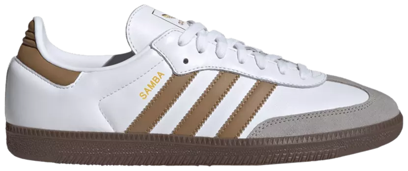 Кроссовки adidas Samba OG 'White Brown Desert', белый