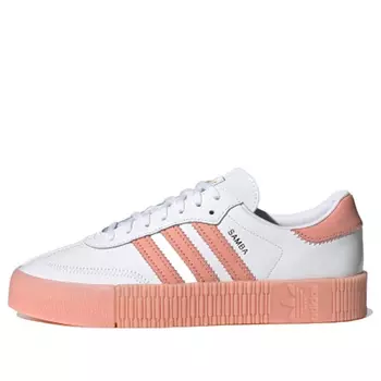 Кроссовки Adidas Sambarose 'White Trace Pink', Белый