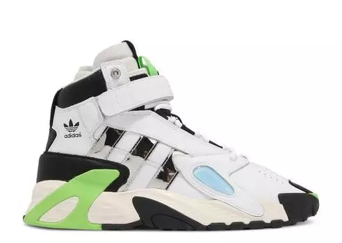 Кроссовки Adidas SANKUANZ X STREETBALL FORUM 'WHITE SILVER METALLIC', белый