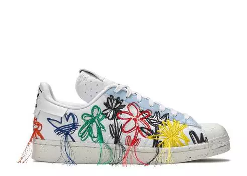 Кроссовки Adidas SEAN WOTHERSPOON X SUPERSTAR 'SUPER EARTH', белый