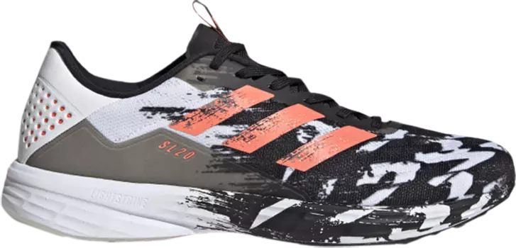 Кроссовки Adidas SL20 'Japanese Calligraphy', черный