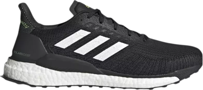 Кроссовки Adidas SolarBoost 19 'Black White', черный