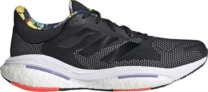Кроссовки Adidas SolarGlide 5 'Black Floral', черный