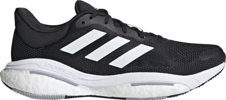 Кроссовки Adidas SolarGlide 5 'Black Grey', черный