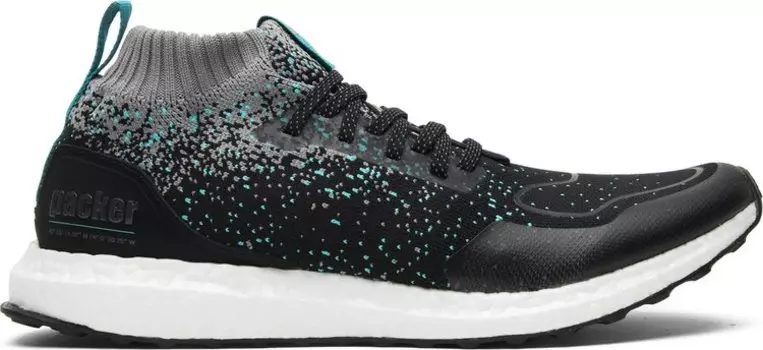 Кроссовки Adidas Solebox x Packer Shoes x UltraBoost Mid 'Core Black Energy Blue', черный