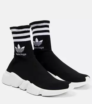 Кроссовки adidas speed Balenciaga, черный