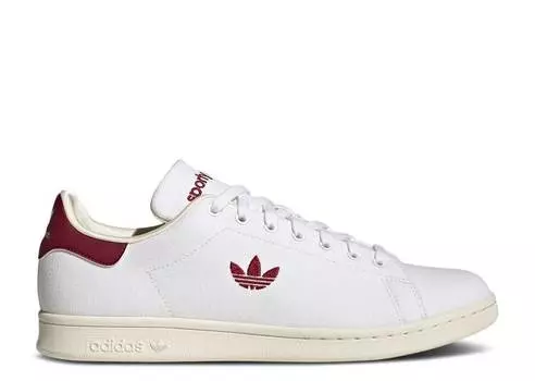 Кроссовки Adidas SPORTY & RICH X STAN SMITH 'WHITE COLLEGIATE BURGUNDY', белый