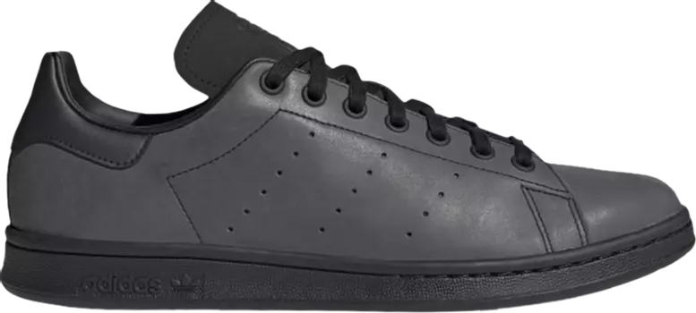Кроссовки Adidas Stan Smith 'Black Blue Metallic', черный