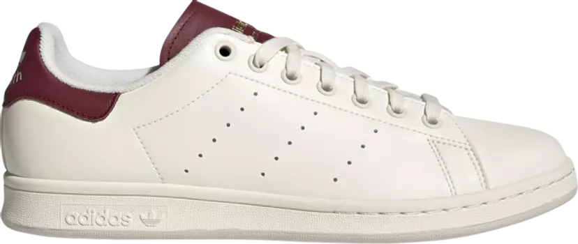 Кроссовки Adidas Stan Smith 'Off White Collegiate Burgundy', кремовый