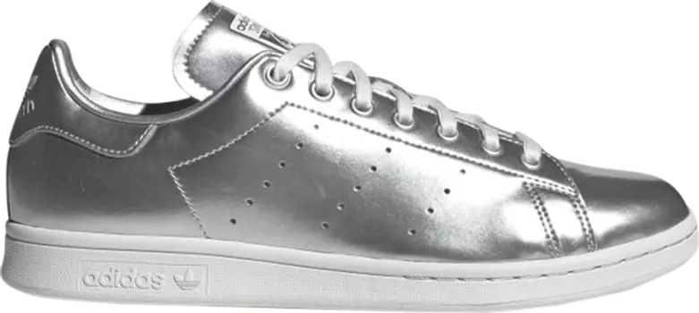 Кроссовки Adidas Stan Smith 'Silver Metallic', серебряный