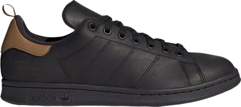 Кроссовки Adidas Stan Smith 'Winterized Pack - Black Raw Desert', черный
