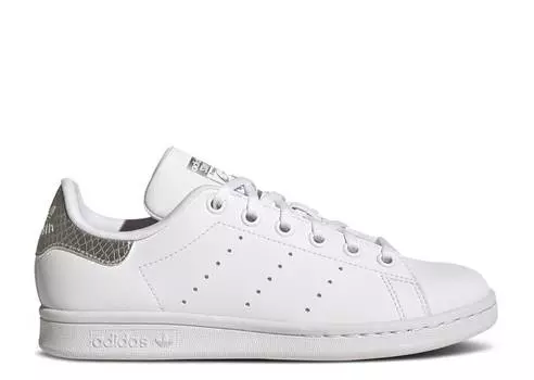 Кроссовки Adidas STAN SMITH BIG KID 'WHITE SILVER METALLIC', белый
