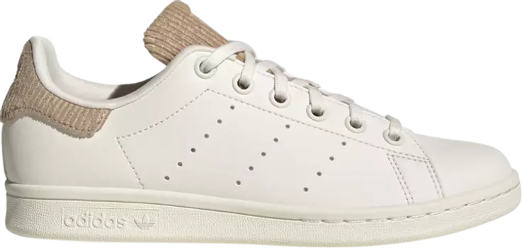 Кроссовки Adidas Stan Smith J 'Magic Beige Corduroy', кремовый