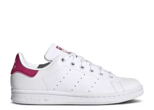 Кроссовки Adidas STAN SMITH J 'WHITE BOLD PINK', белый