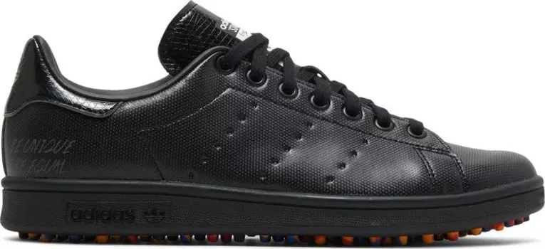 Кроссовки Adidas Stan Smith Primegreen LE Spikeless Golf 'Triple Black', черный
