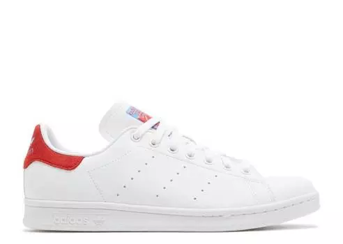 Кроссовки Adidas STAN SMITH 'WHITE VIVID RED', белый