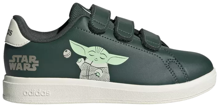 Кроссовки adidas Star Wars x Advantage C 'Grogu', зеленый