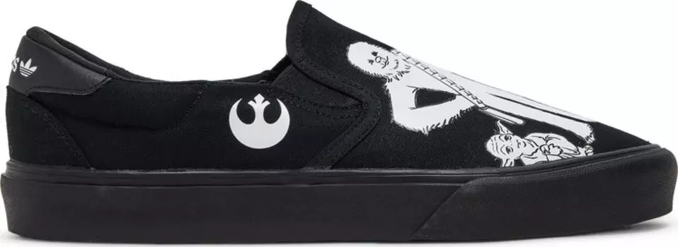Кроссовки Adidas Star Wars x Court Rallye Slip 'Rebels and the First Order', черный