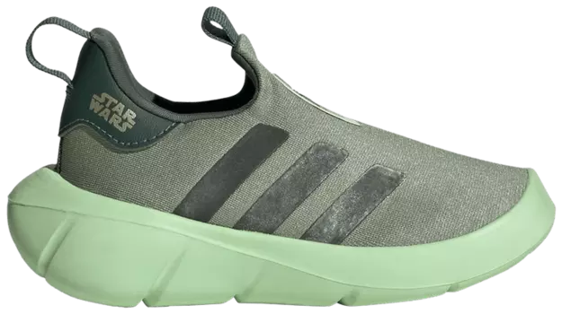Кроссовки adidas Star Wars x Monofit Slip-On I 'The Mandalorian', зеленый