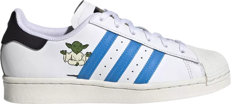 Кроссовки Adidas Star Wars x Superstar Big Kid, белый