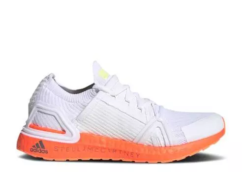 Кроссовки Adidas STELLA MCCARTNEY X WMNS ULTRABOOST 20 'WHITE SOLAR ORANGE', белый
