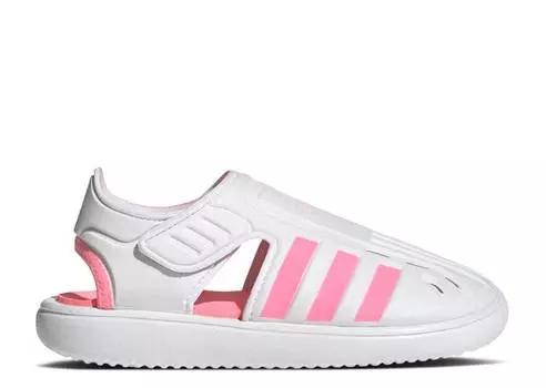 Кроссовки Adidas SUMMER CLOSED TOE WATER SANDAL J 'WHITE BEAM PINK', белый