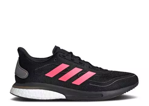 Кроссовки Adidas SUPERNOVA 'BLACK SIGNAL PINK', черный
