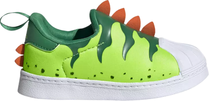 Кроссовки Adidas Superstar 360 I 'Dinosaur', зеленый