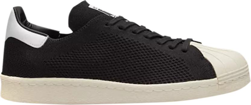 Кроссовки Adidas Superstar 80 Primeknit 'Black White', черный