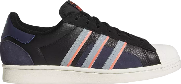 Кроссовки Adidas Superstar 'Black Magic Grey', черный