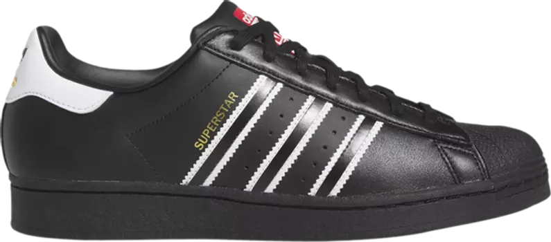 Мужские кроссовки Adidas Superstar, черный