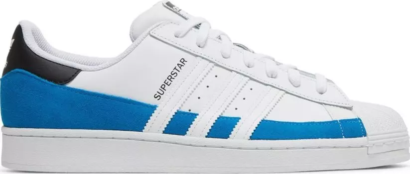 Кроссовки Adidas Superstar 'Bright Blue White', синий