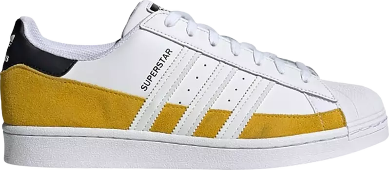 Кроссовки Adidas Superstar 'Hazy Yellow White', желтый