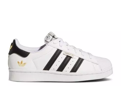 Кроссовки Adidas SUPERSTAR BIG KID 'GRAPHIC POP - WHITE BLACK', белый