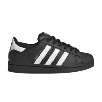 Кроссовки adidas Superstar C Black White, черный