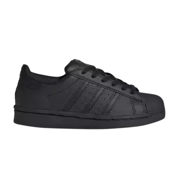 Кроссовки adidas Superstar C Triple Black, черный