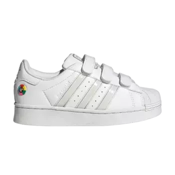 Кроссовки adidas Superstar Comfort Closure C LED Lights Pack - White Black, белый