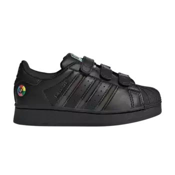 Кроссовки adidas Superstar Comfort Closure C LED Lights Pack - Triple Black, черный