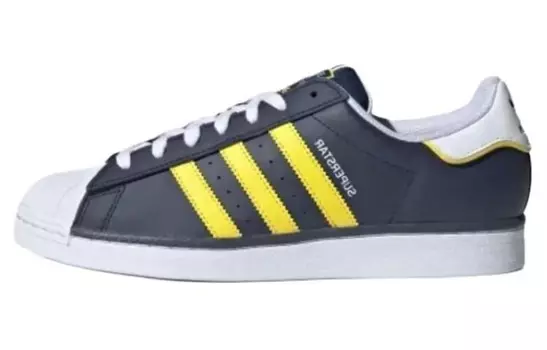 Кроссовки Adidas Superstar Night Indigo Yellow Cloud White Adidas Originals