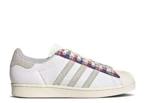 Кроссовки Adidas SUPERSTAR 'PLAID', белый