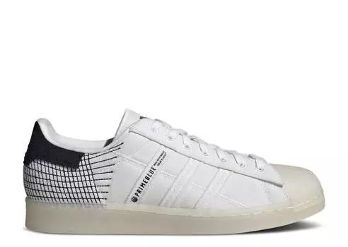 Кроссовки Adidas SUPERSTAR PRIMEBLUE 'WHITE BLACK', белый
