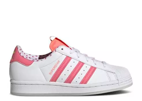 Кроссовки Adidas SUPERSTAR SHELL TOE J 'VALENTINE'S DAY', белый