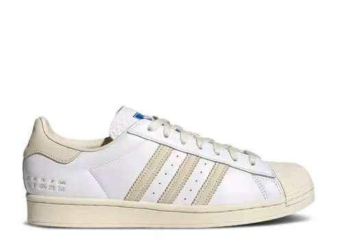 Кроссовки Adidas SUPERSTAR 'SIZE TAG - CREAM WHITE', белый