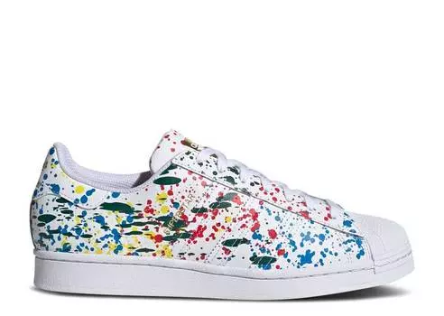 Кроссовки Adidas SUPERSTAR 'SPLASHES, SPLATTER AND DRIPS - WHITE', белый